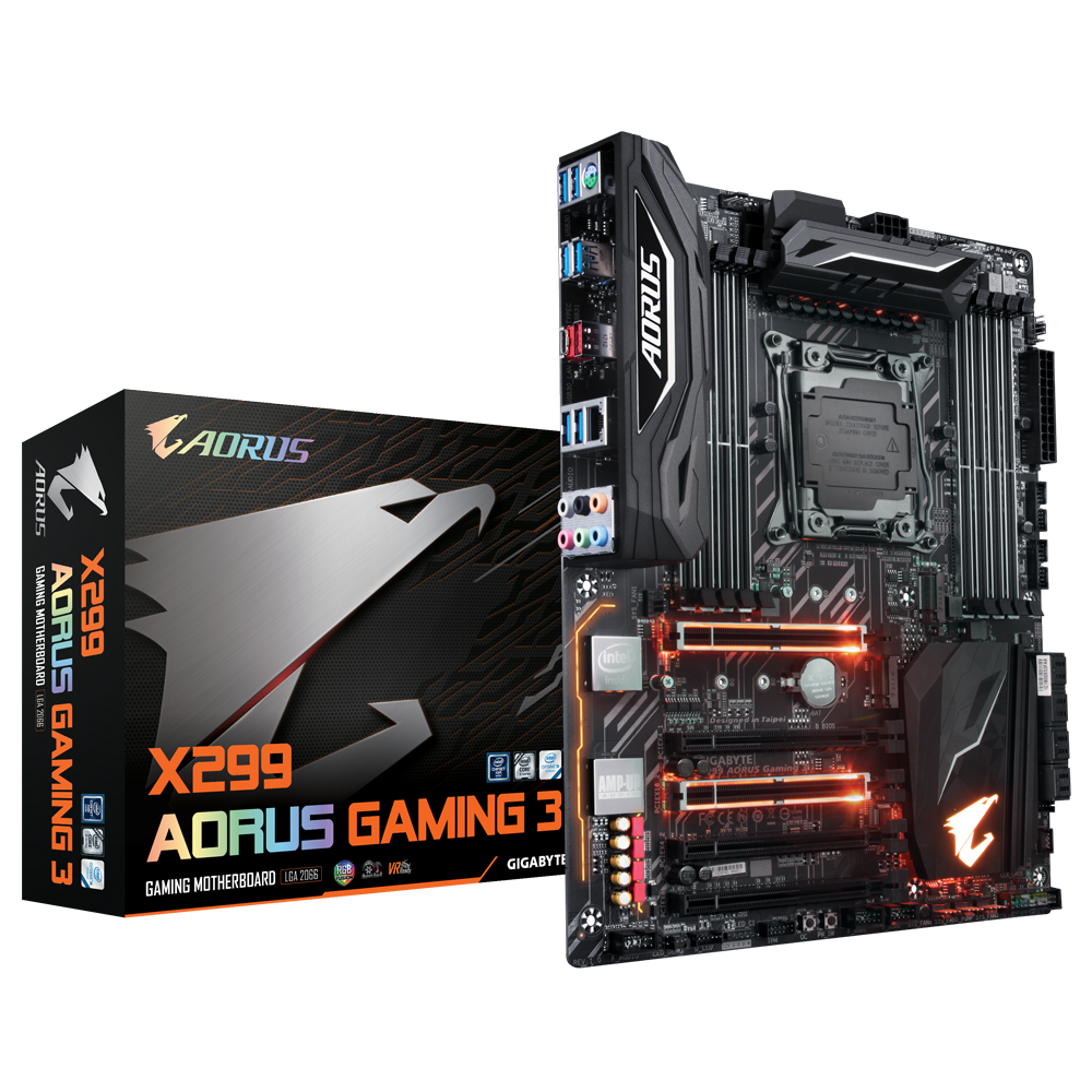 Фото Материнская плата GIGABYTE X299 AORUS Gaming 3