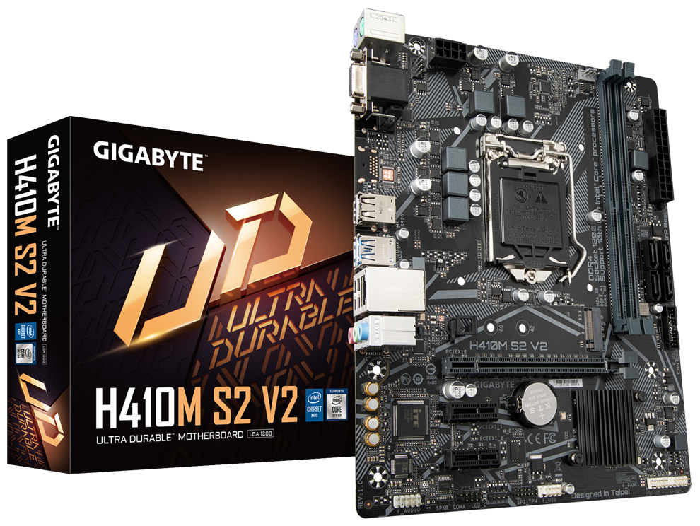 Цена Материнская плата GIGABYTE H410M S2 V2 (H410M S2 V2)