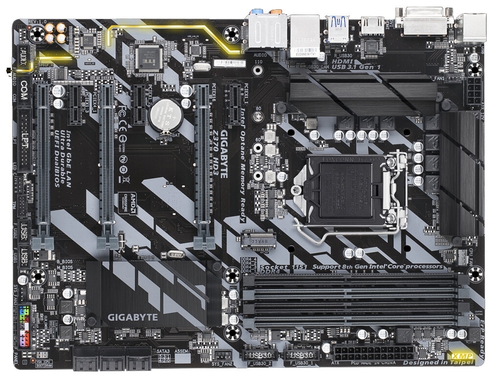 Материнская плата GIGABYTE Z370 HD3 rev. 1.0 LGA-1151