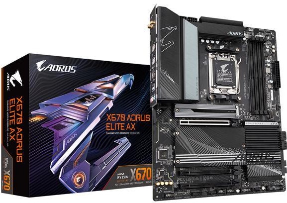 Фотография Материнская плата GIGABYTE AORUS ELITE AX X670