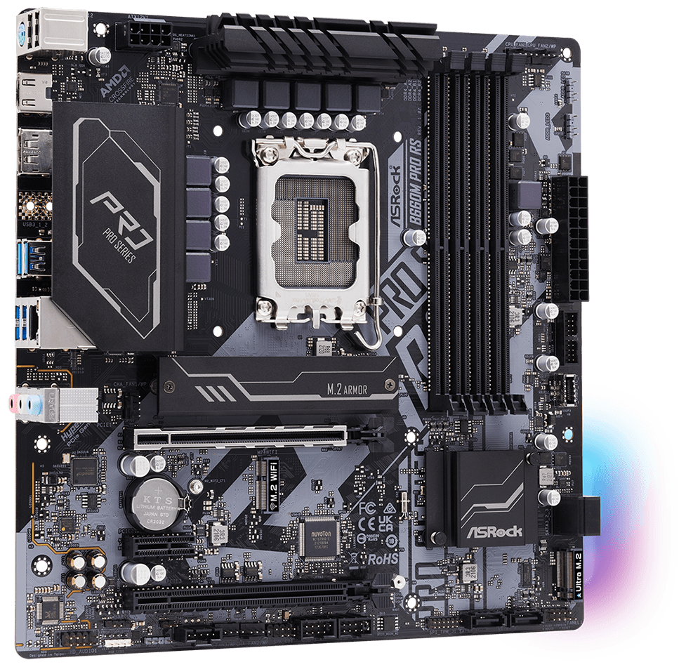 Фотография Материнская плата ASrock B660M PRO RS