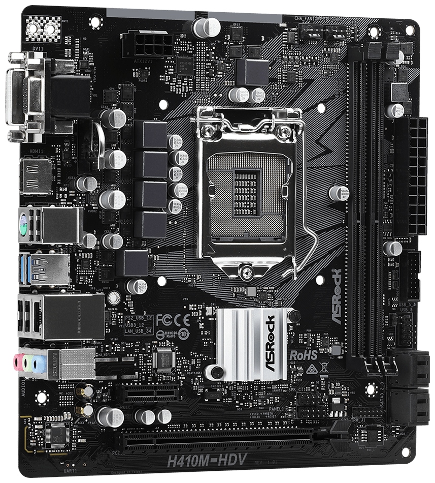 Фотография Материнская плата ASRock H410M-ITX/AC