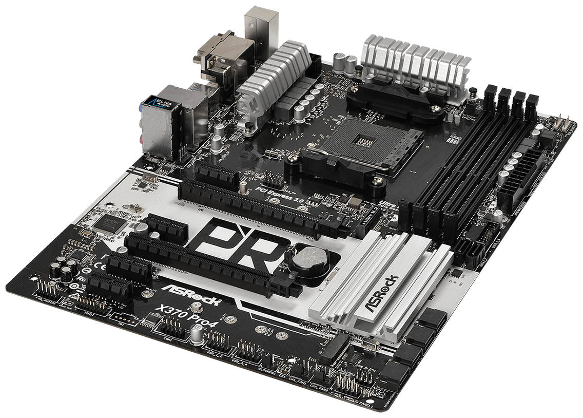 Фото Материнская плата ASRock X370 PRO4