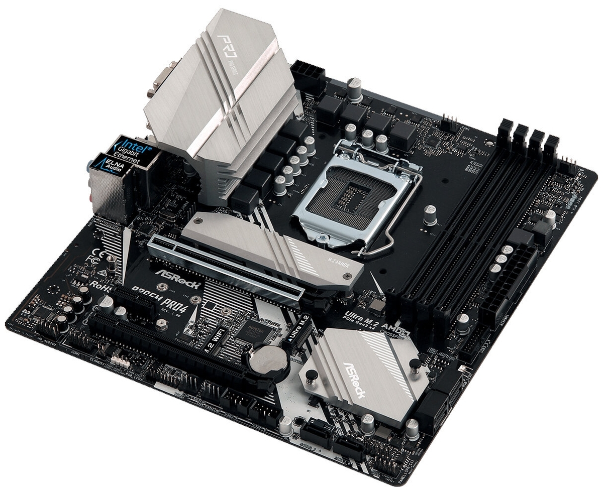 Фото Материнская плата ASRock B365M PRO4 (4717677338027)