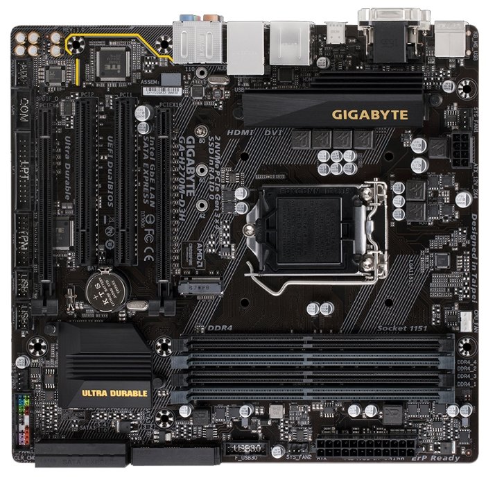 Материнская плата GIGABYTE GA-H270M-D3H