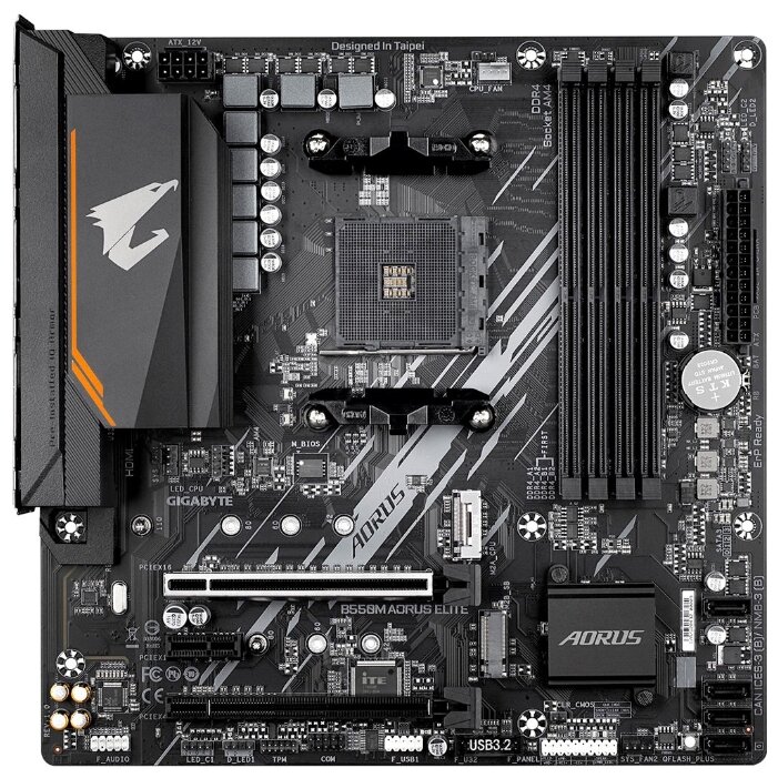 Материнская плата GIGABYTE B550M AORUS ELITE (9MB55MAEL-00-10)