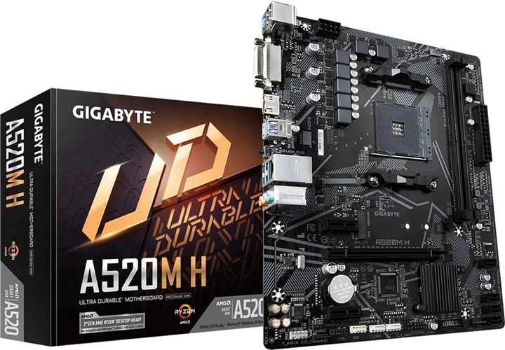 Цена Материнская плата GIGABYTE GA-A520M-H