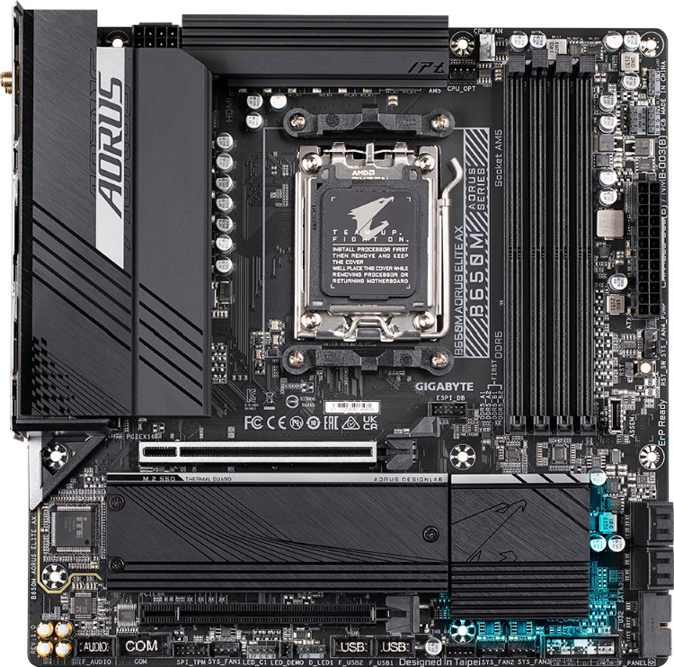 Материнская плата GIGABYTE B650M AORUS ELITE AX