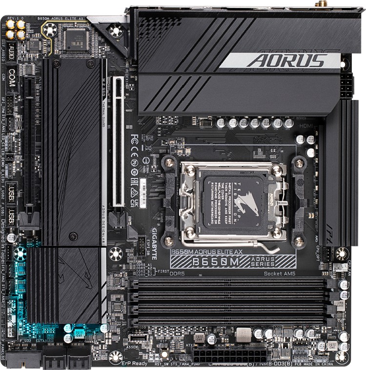 Фото Материнская плата GIGABYTE B650M AORUS ELITE AX