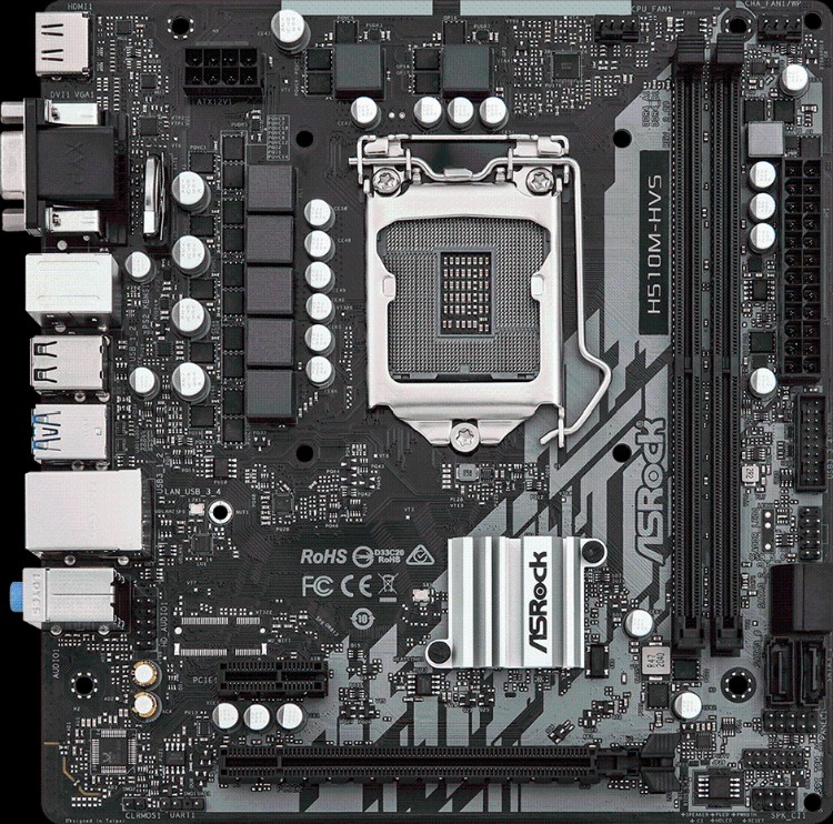 Материнская плата ASRock H510M-HVS R2,0