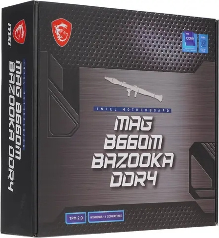 Картинка Материнская плата MSI MAG B660M BAZOOKA