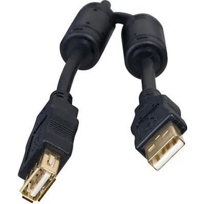 Фото Кабель PowerPlant USB 2.0 AF – AM, 3м, One ferrite KD00AS1211