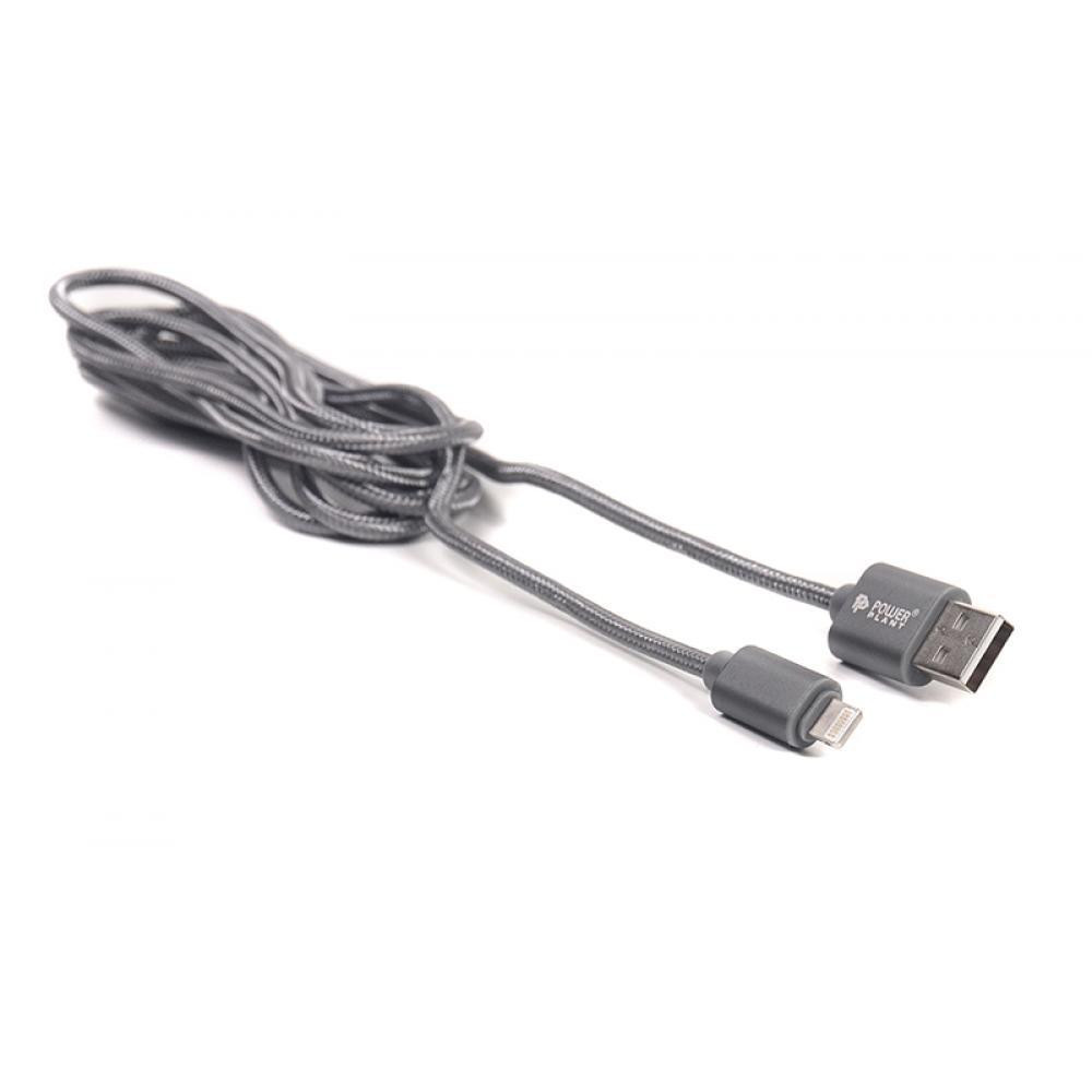 Фото Kабель PowerPlant Quick Charge USB 2.0 AM – Lightning 2м CA910526