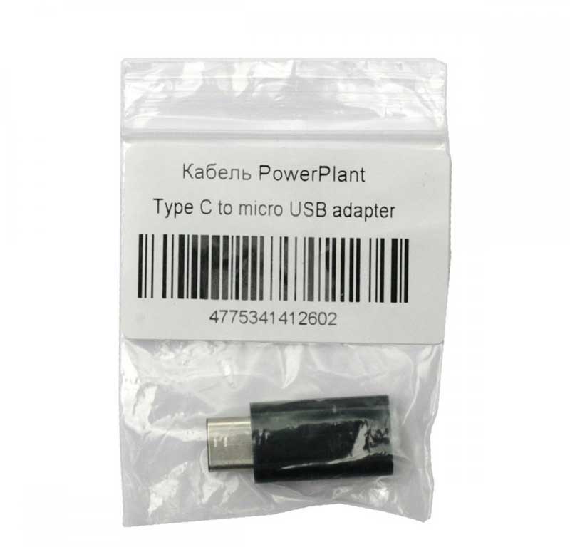 Фото Переходник PowerPlant micro USB – Type C KD00AS1260