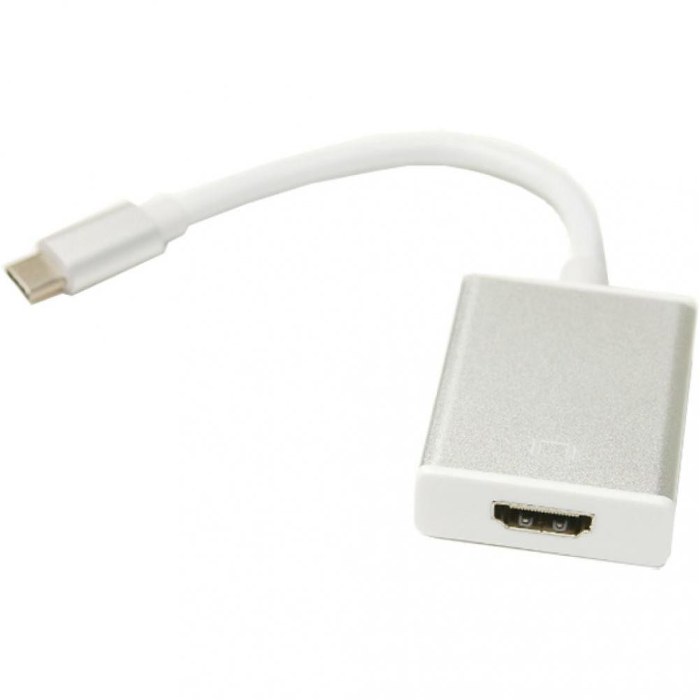 Фото Kабель-переходник PowerPlant USB Type C - HDMI female, 0.15m KD00AS1272