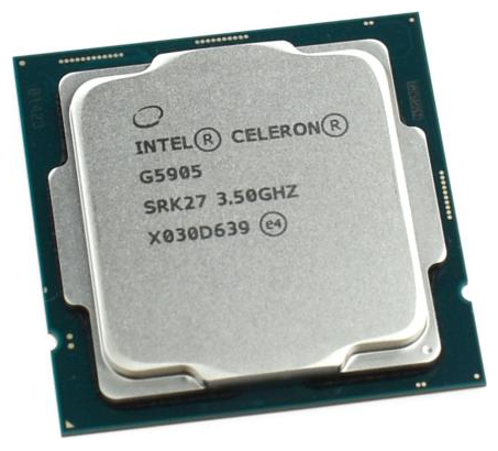 Фото Процессор INTEL S-1200 Intel Celeron G5905 TRAY <3,5 GHz, 2-Core, 4MB, UHD Graphics 610, Comet Lake>