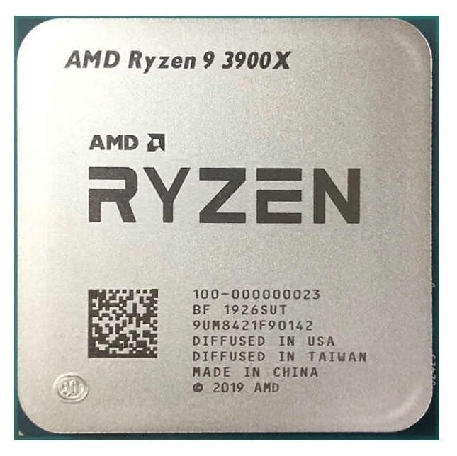 Картинка Процессор AMD Ryzen 9 3900X (100-000000023)
