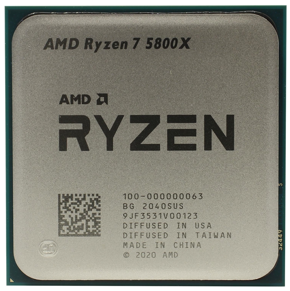 Фото Процессор AMD Ryzen 7 5800X 3.8GHz (Vermeer 4.7) 8C/16T (100-100000063) 4/32MB 105W AM4 oem