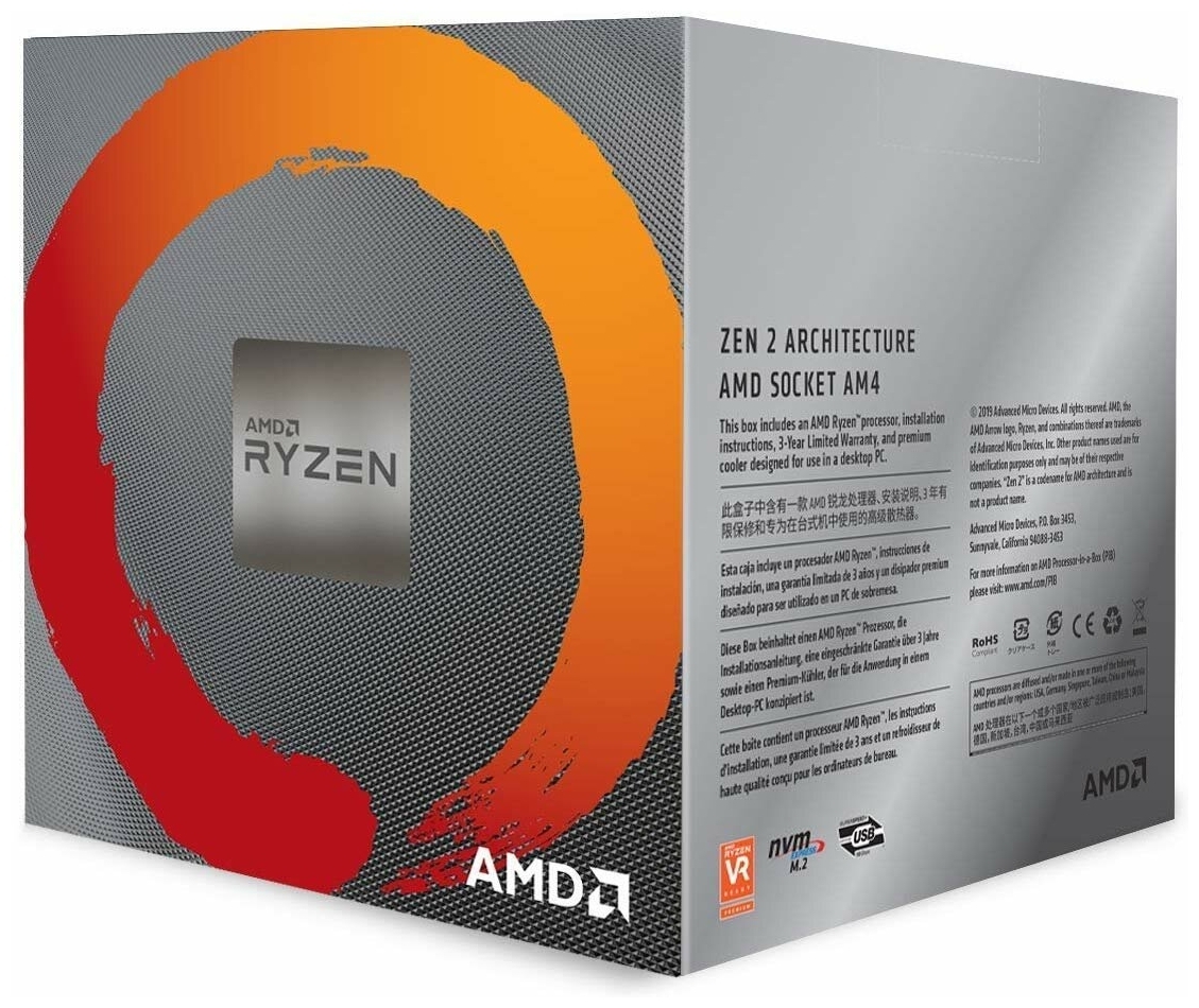 Фотография Процессор AMD Ryzen 7 3800X Wraith Prism with RGB LED BOX (100-100000025BOX)