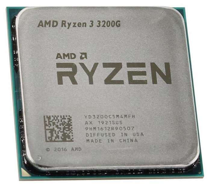 картинка Процессор AMD Ryzen 3 3200G AM4 OEM (YD3200C5M4MFH) от магазина 1.kz