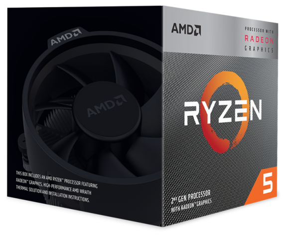 Процессор AMD Ryzen 5 3400G AM4 OEM (YD3400C5M4MFH)