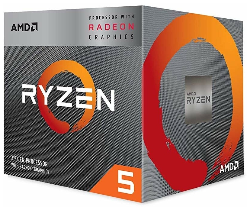 Фото Процессор AMD Ryzen 5 3400G AM4 BOX (YD3400C5FHBOX)