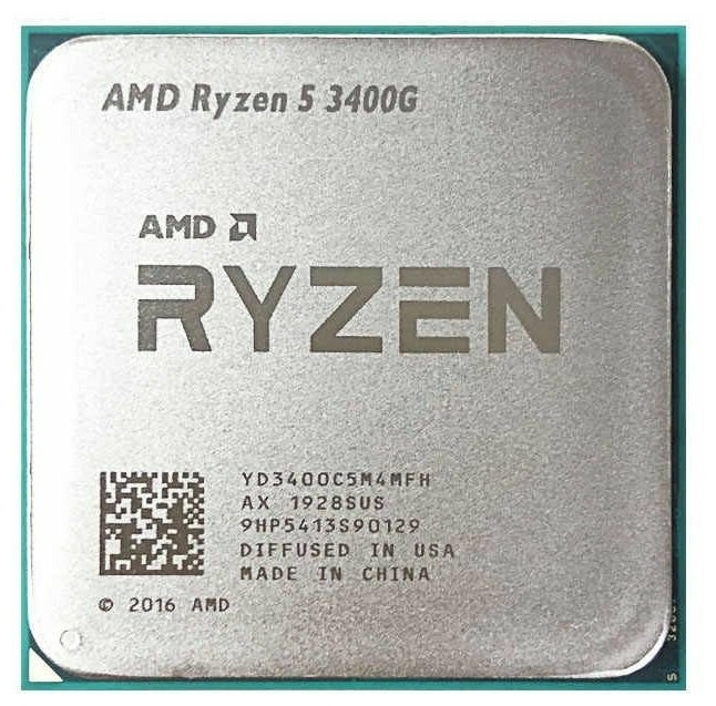 Картинка Процессор AMD Ryzen 5 3400G AM4 OEM (YD3400C5M4MFH)