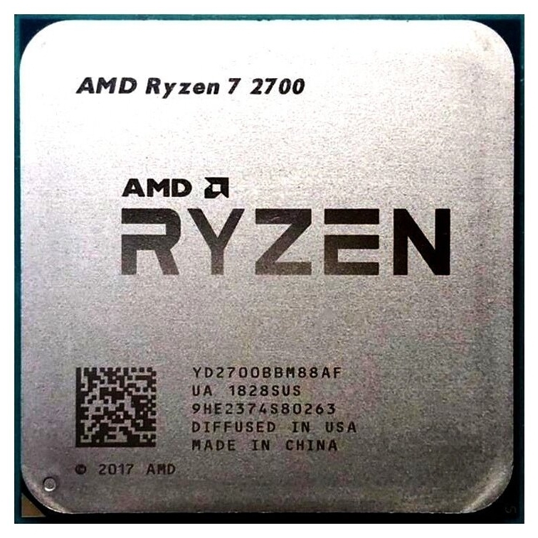 Картинка Процессор AMD Ryzen 7 2700 AM4 BOX (YD2700BBAFBOX)