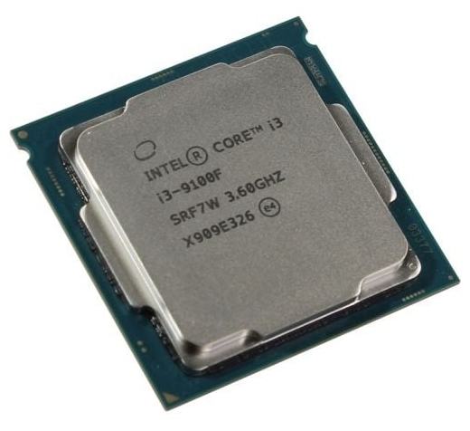 Фотография Процессор INTEL 1151v2 i3-9100F оем 6M 3.60 GHz 4/4 Core CoffeLake 65 Вт без встроенного видео