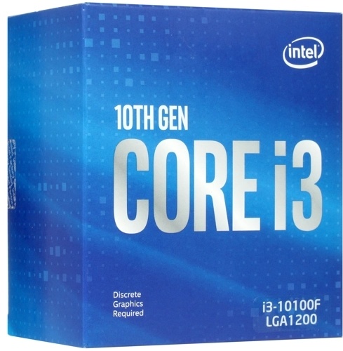 Процессор INTEL Core i3-10100F BOX with Cooler