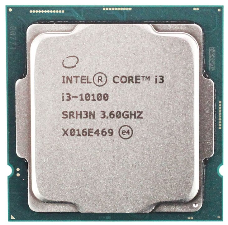 Процессор INTEL 1200 i3-10100 OEM 6M 3.60 GHz 4/8 Core Comet Lake 65 Вт HD630