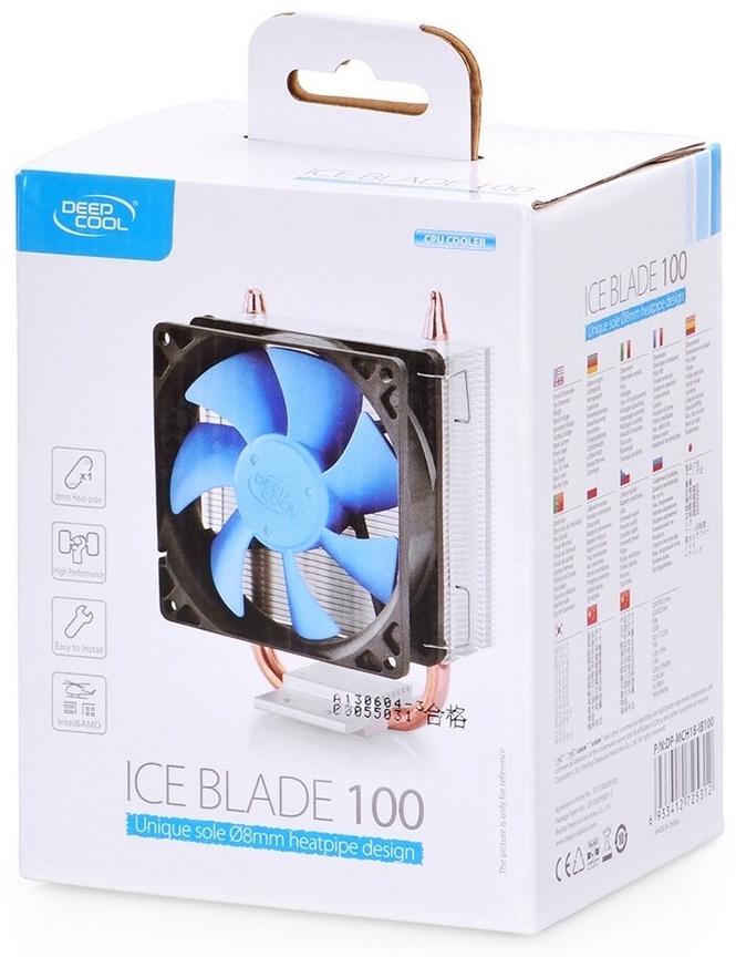 Фотография Кулер для процессора DEEPCOOL ICE BLADE 100 (DP-MCH1D8-IB100)