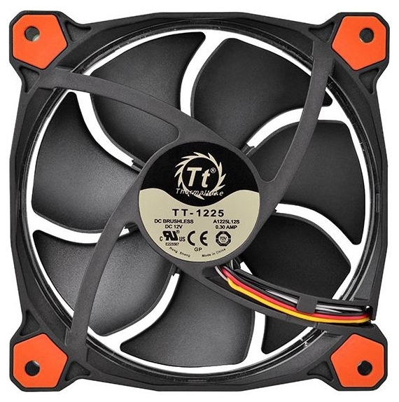 Фотография Вентилятор для корпуса THERMALTAKE Riing 12 LED Radiator Fan Red 3 Pack CL-F055-PL12RE-A