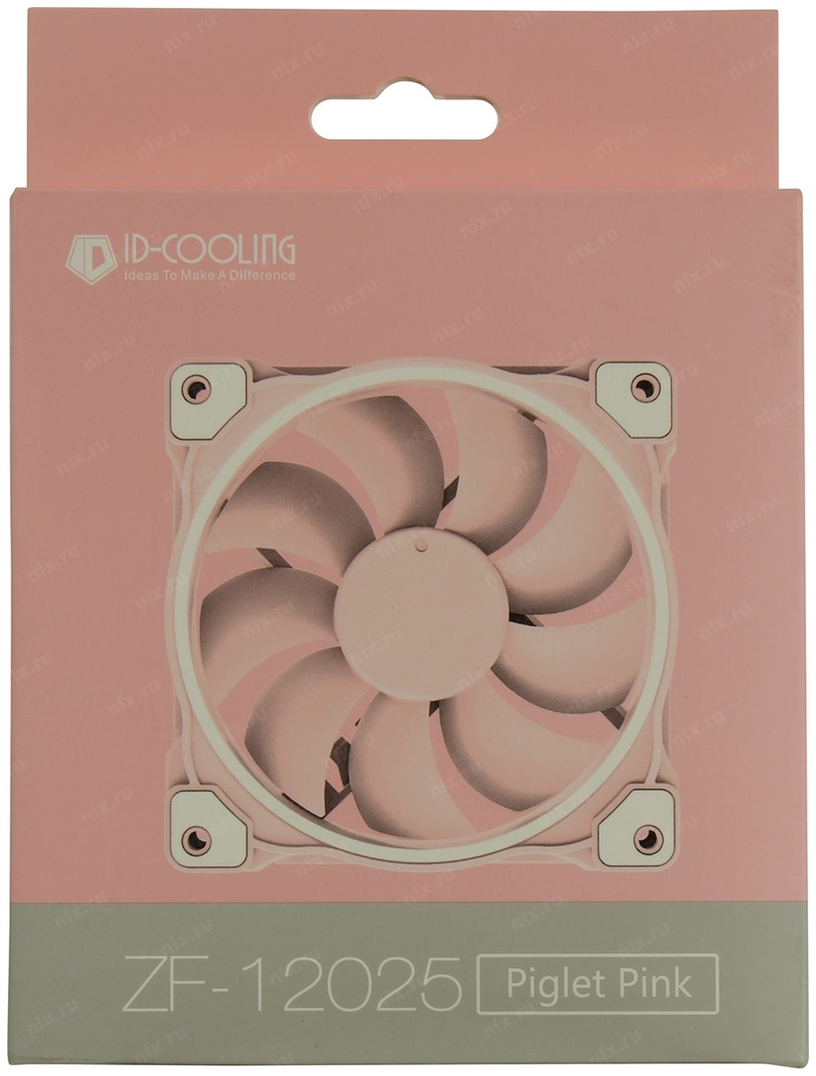 Фотография Вентилятор для корпуса ID-Cooling ZF-12025-Piglet Pink White