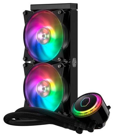 Картинка Водяное охлаждение для процессора CoolerMaster MasterLiquid ML240R RGB (MLX-D24M-A20PC-R1)