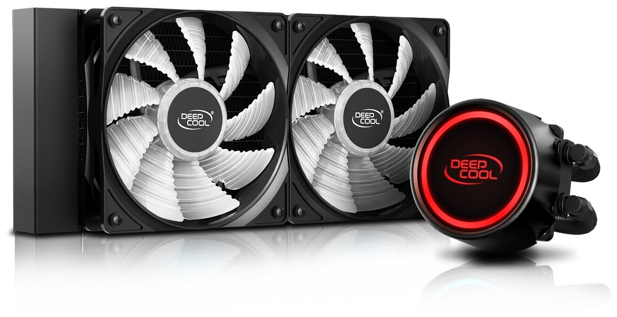 Фото Кулер с водяным охлаждением DEEPCOOL GAMMAXX L240 V2 DP-H12RF-GL240V2