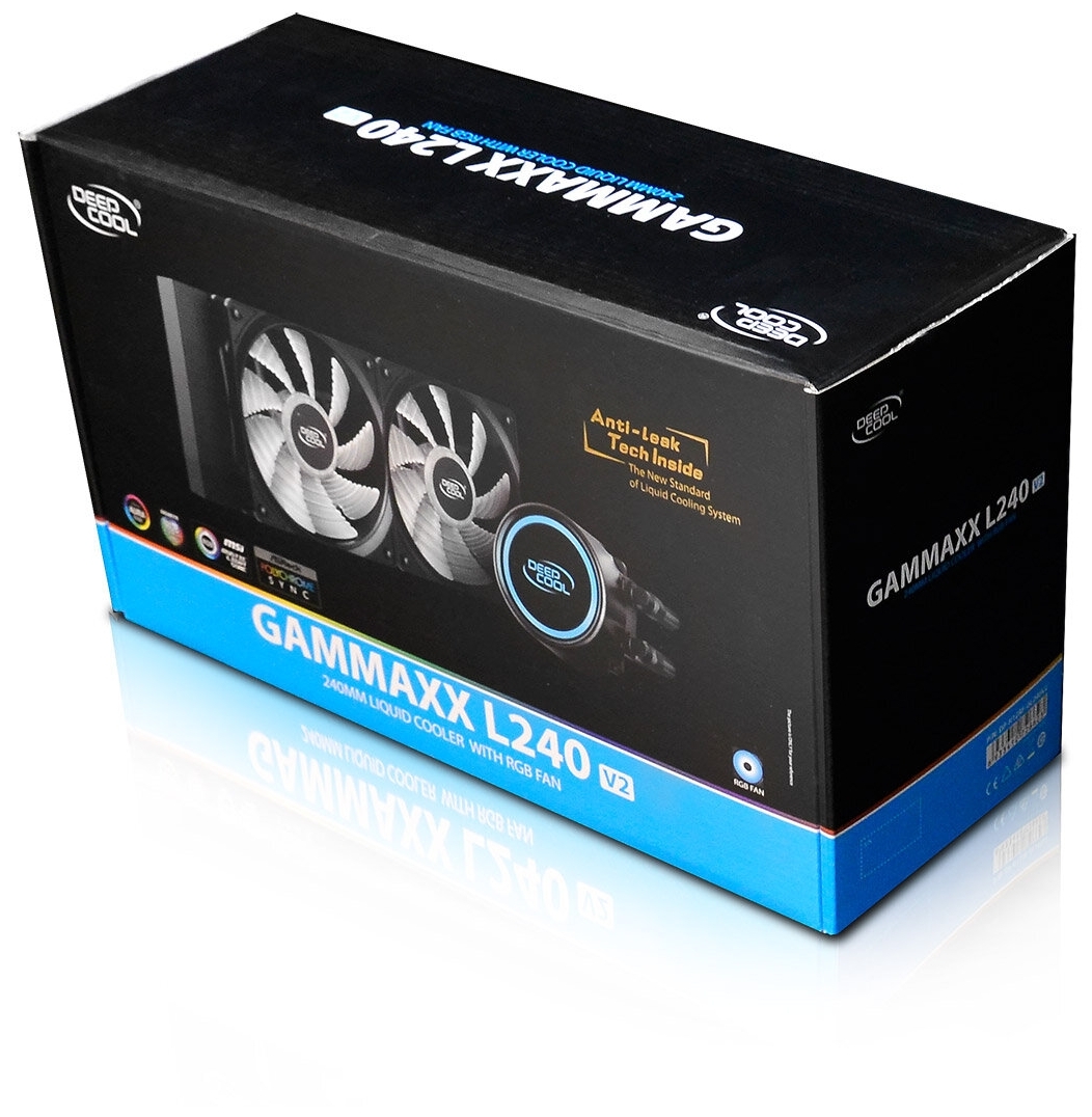 Кулер с водяным охлаждением DEEPCOOL GAMMAXX L240 V2 DP-H12RF-GL240V2 Казахстан