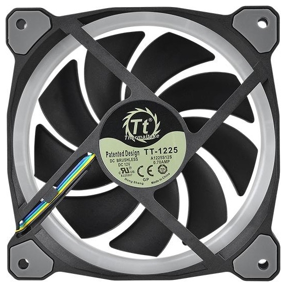 Фото Кулер для компьютерного корпуса THERMALTAKE Riing Plus 12 RGB TT Premium Edition 3-Fan Pack CL-F053-PL12SW-A