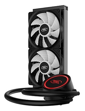 Фотография Кулер с водяным охлаждением DEEPCOOL GAMMAXX L240T RED DP-H12RF-GL240TR