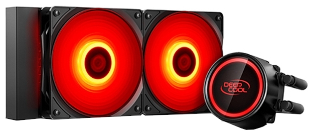 Купить Кулер с водяным охлаждением DEEPCOOL GAMMAXX L240T RED DP-H12RF-GL240TR