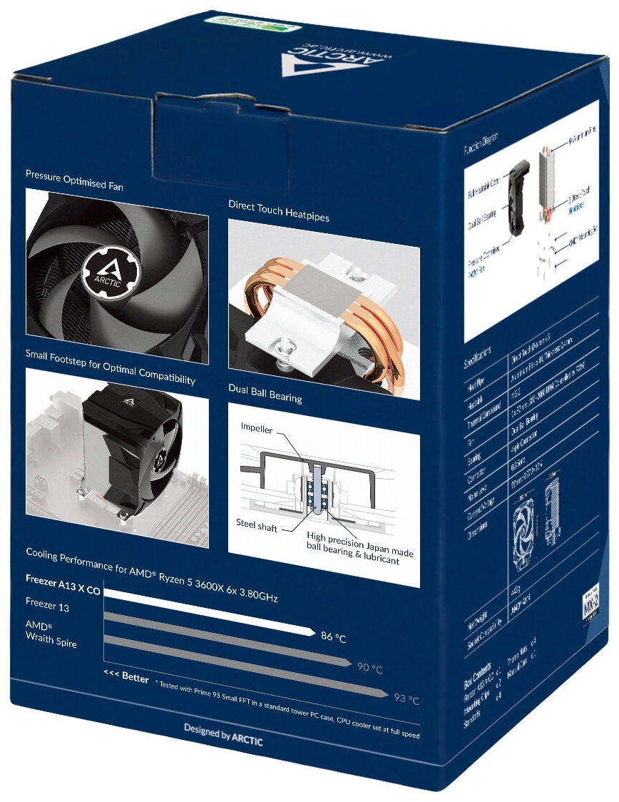 Кулер для процессора Arctic Cooling Arctic Freezer A13 X CO 300-2000rpm 150W Казахстан