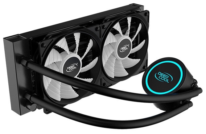 Кулер с водяным охлаждением DEEPCOOL GAMMAXX L240T BLUE DP-H12RF-GL240TB