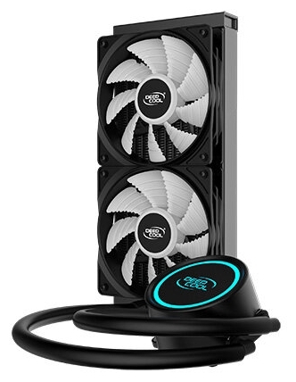 Фотография Кулер с водяным охлаждением DEEPCOOL GAMMAXX L240T BLUE DP-H12RF-GL240TB