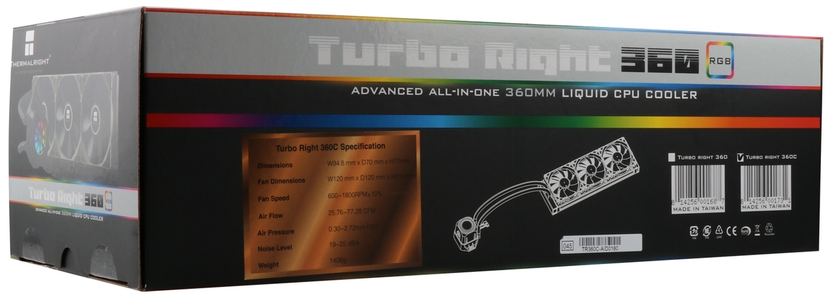 Кулер с водяным охлаждением THERMALRIGHT Turbo Right 360 C Казахстан