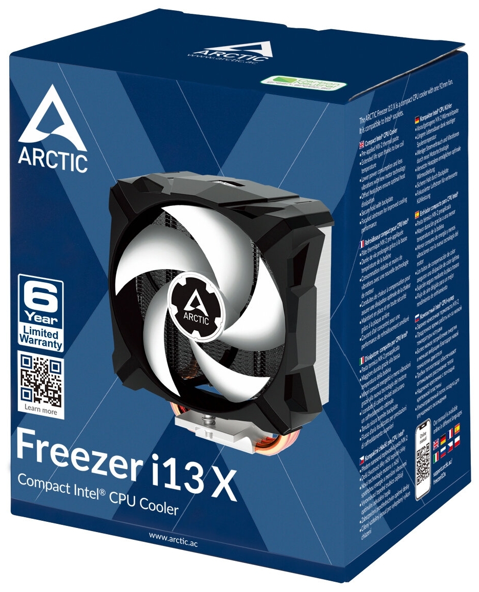 Кулер для процессора Arctic Cooling for Socket 1200/115x Arctic Freezer i13 X 300-2000rpm 150W Казахстан