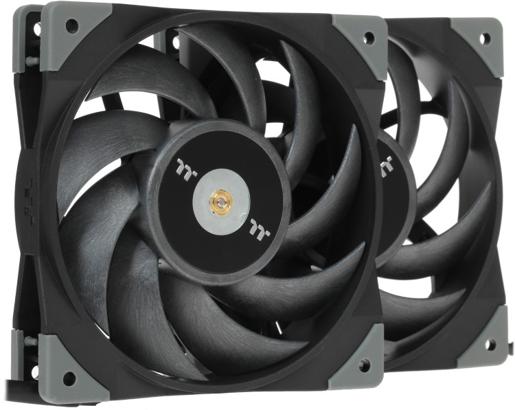 Фото Кулер для компьютерного корпуса THERMALTAKE TOUGHFAN 12 Series Radiator Fan (2 Pack) (CL-F082-PL12BL-A)