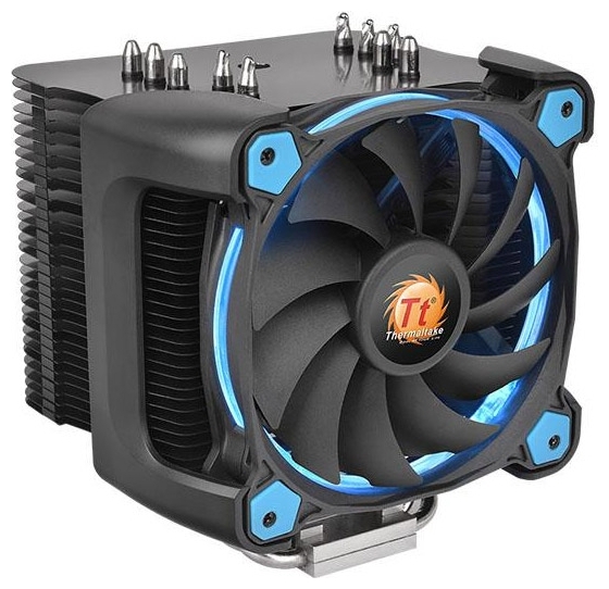 Кулер для процессора THERMALTAKE Riing Silent 12 Pro Blue CL-P021-CA12BU-A