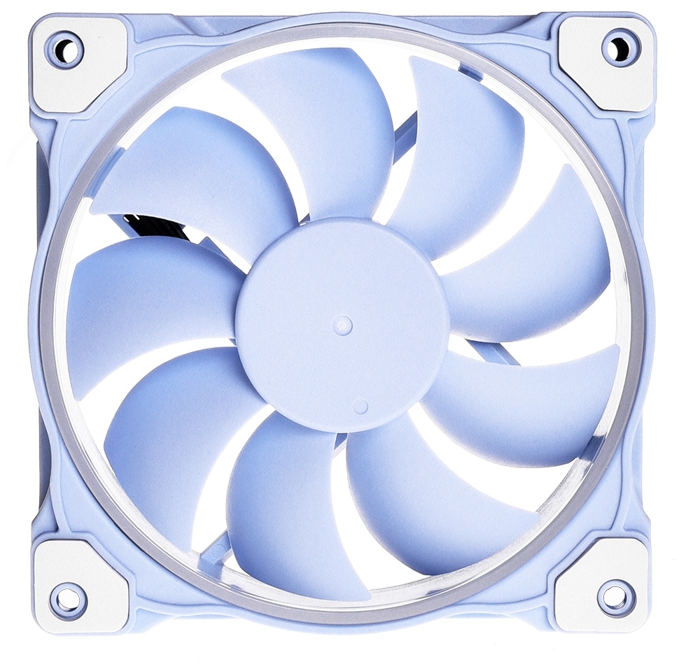 Вентилятор для корпуса ID-COOLING ZF-12025-Baby Blue White led