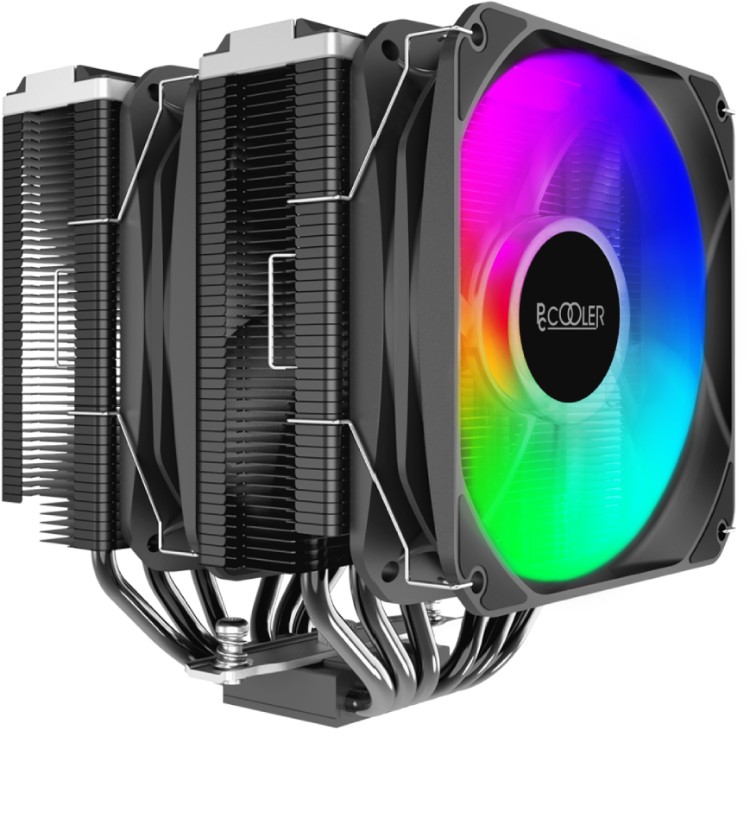 Фото Кулер для процессора PCCooler for S1700/1200/115x/20x/AM4 Paladin S9 B 800-1800rpm 120cm fan 250W