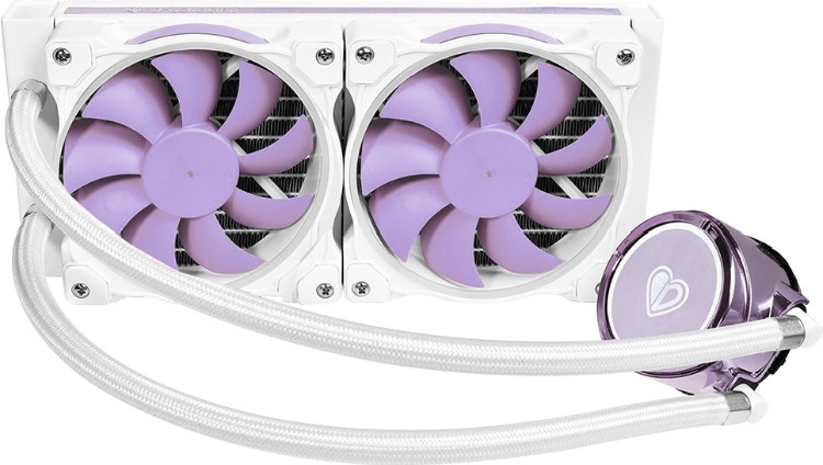 Фото Кулер с водяным охлаждением ID-Cooling Pinkflow 240 Diamond Purple